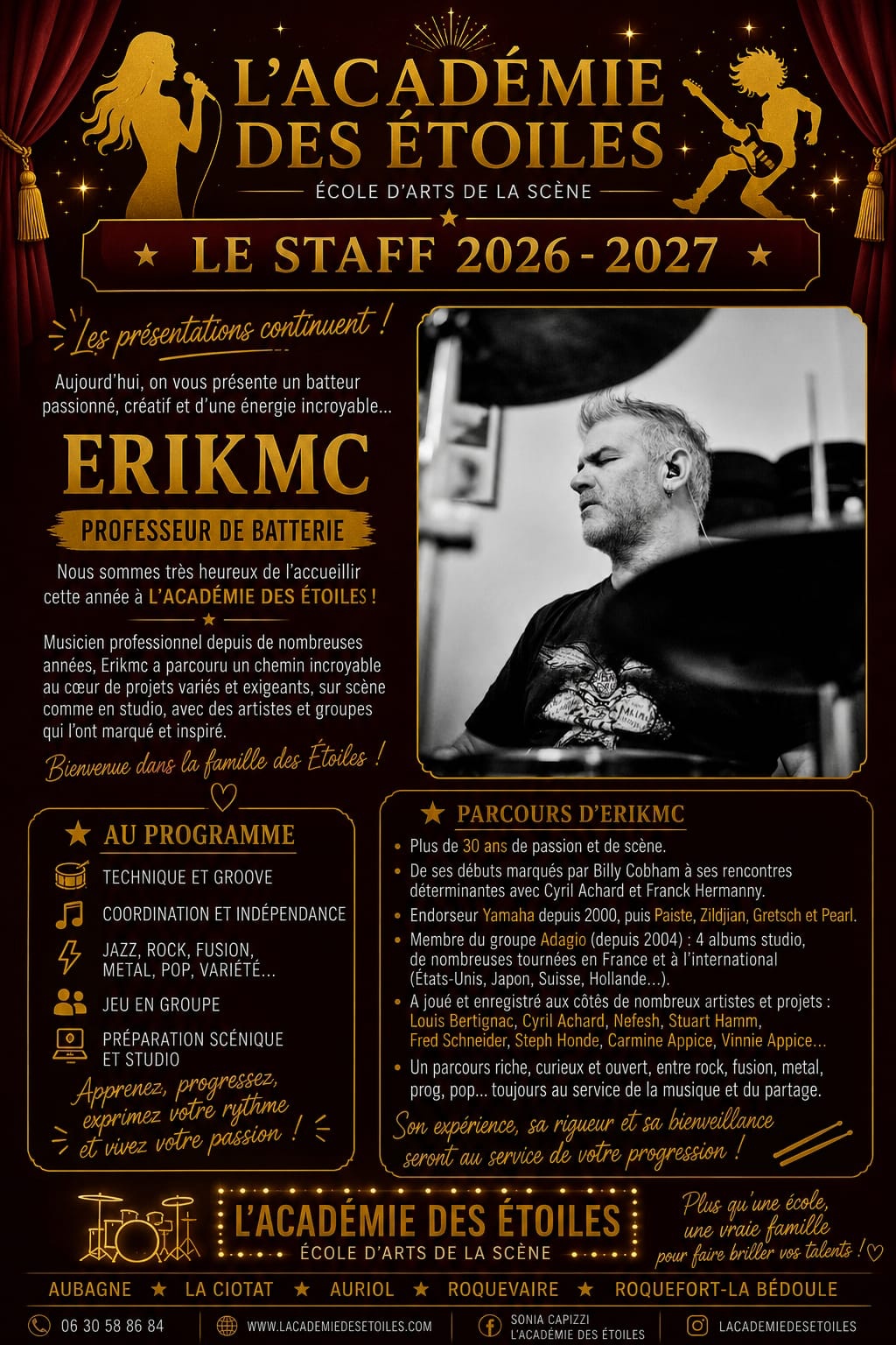 Affiche de présentation — ERIKMC