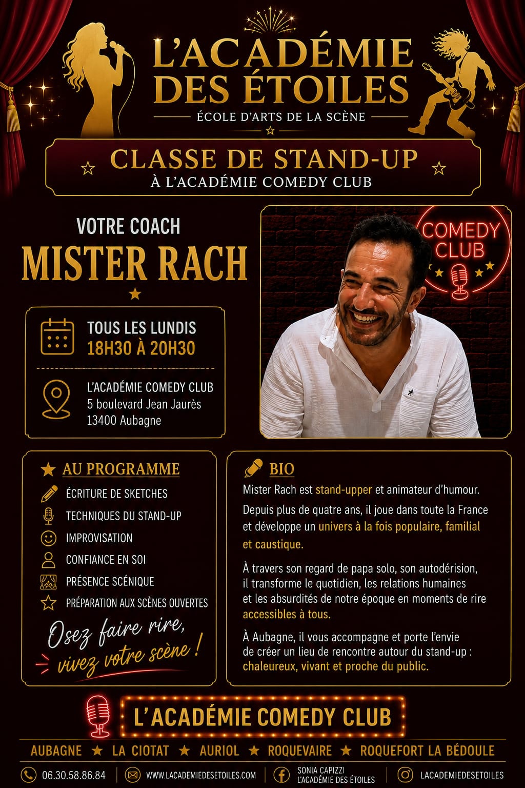 Affiche de présentation — Mister Rach